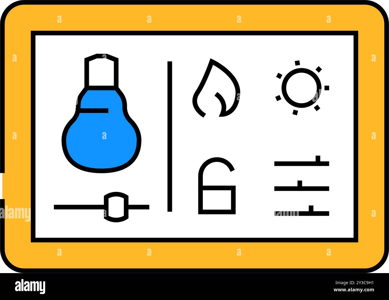 smart home hub icon color illustration Stock Vector Image & Art - Alamy
