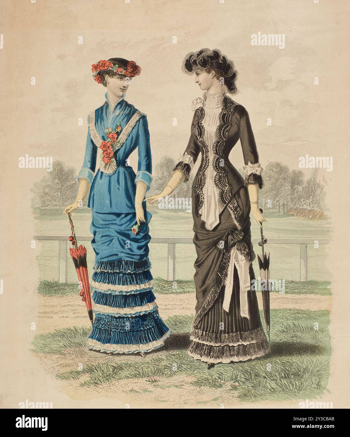 1880 fashion hi-res stock photography and images - Alamy