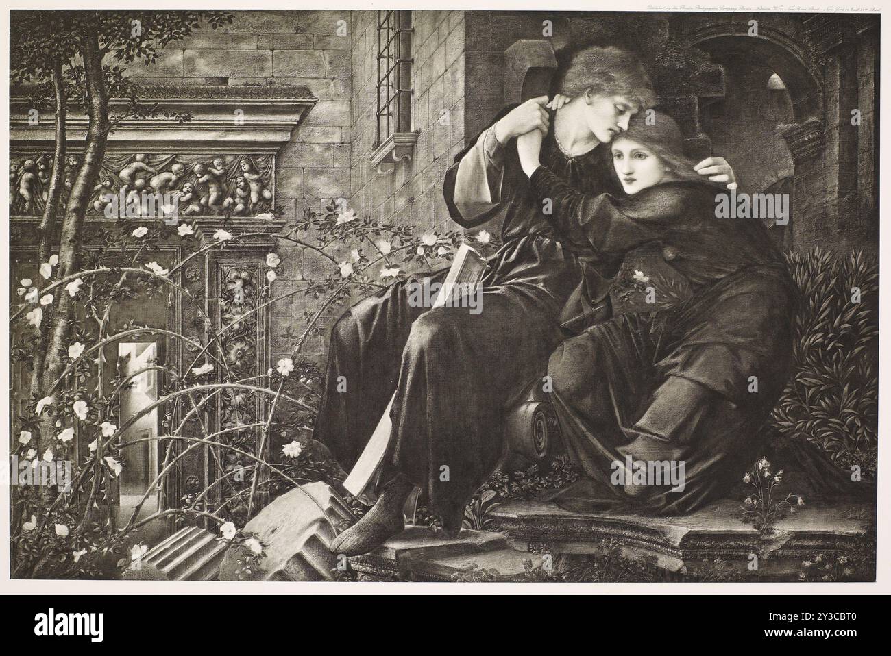 Love among the Ruins, 1898, (1900). Stock Photo