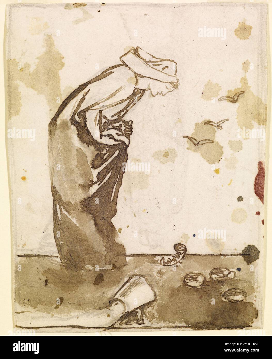 Ladies and Animals Sideboard - Good and Bad Animals - Study of a Lady ...