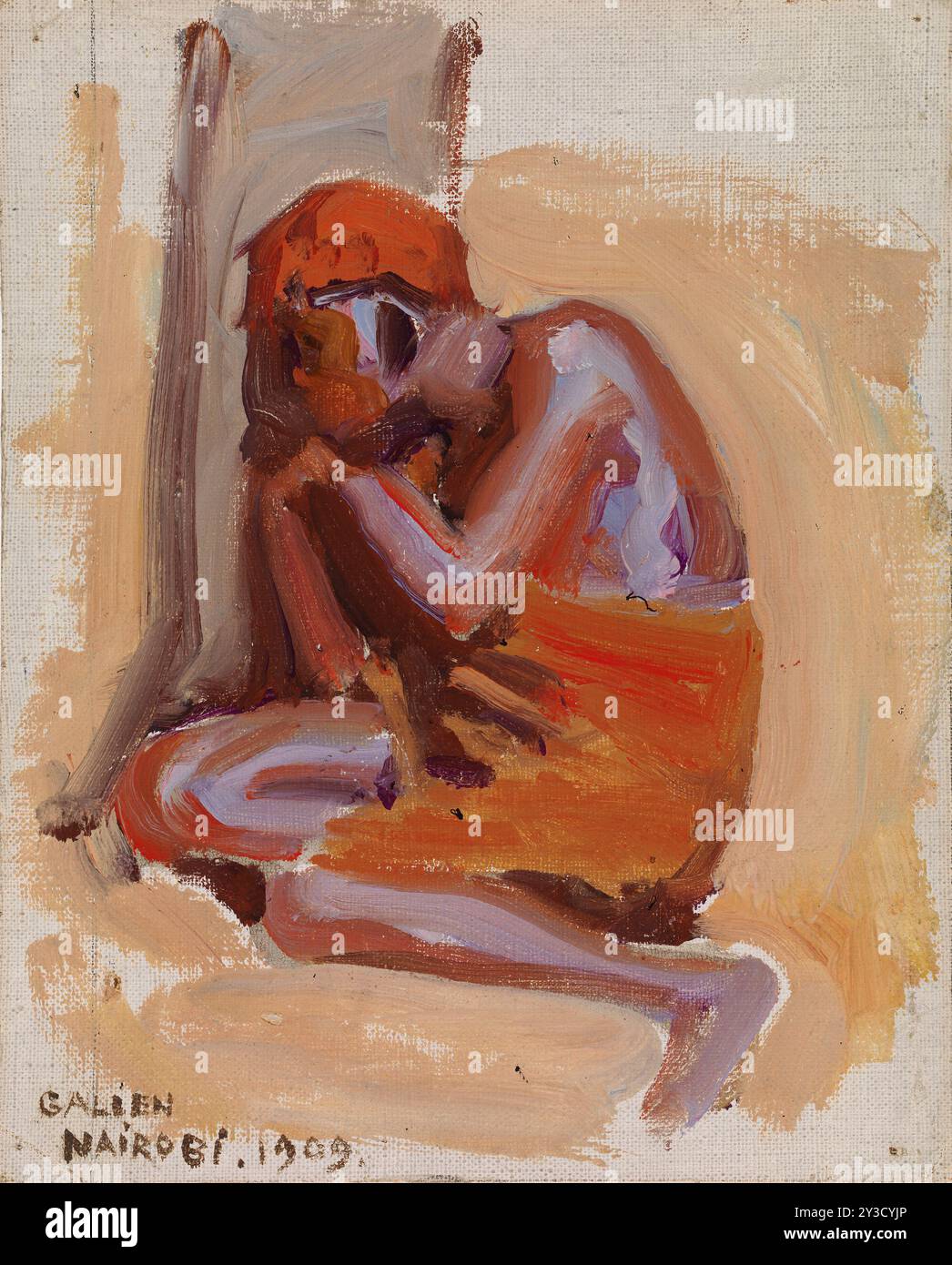 African man oil painting hi-res stock photography and images - Alamy