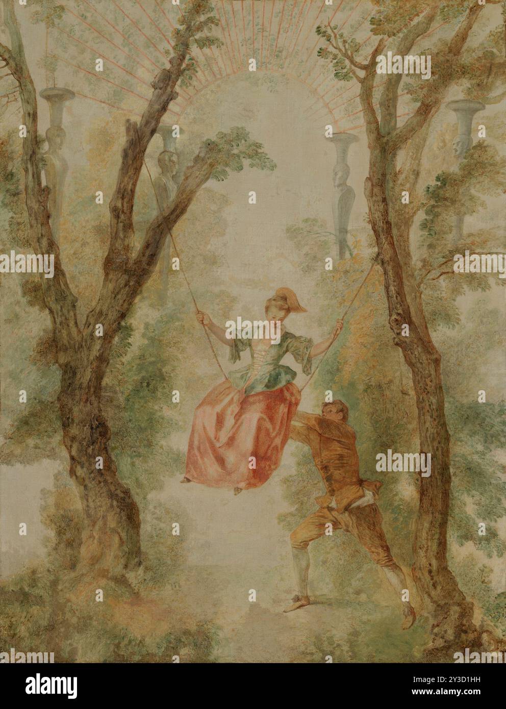 The Swing, 1712. Stock Photo