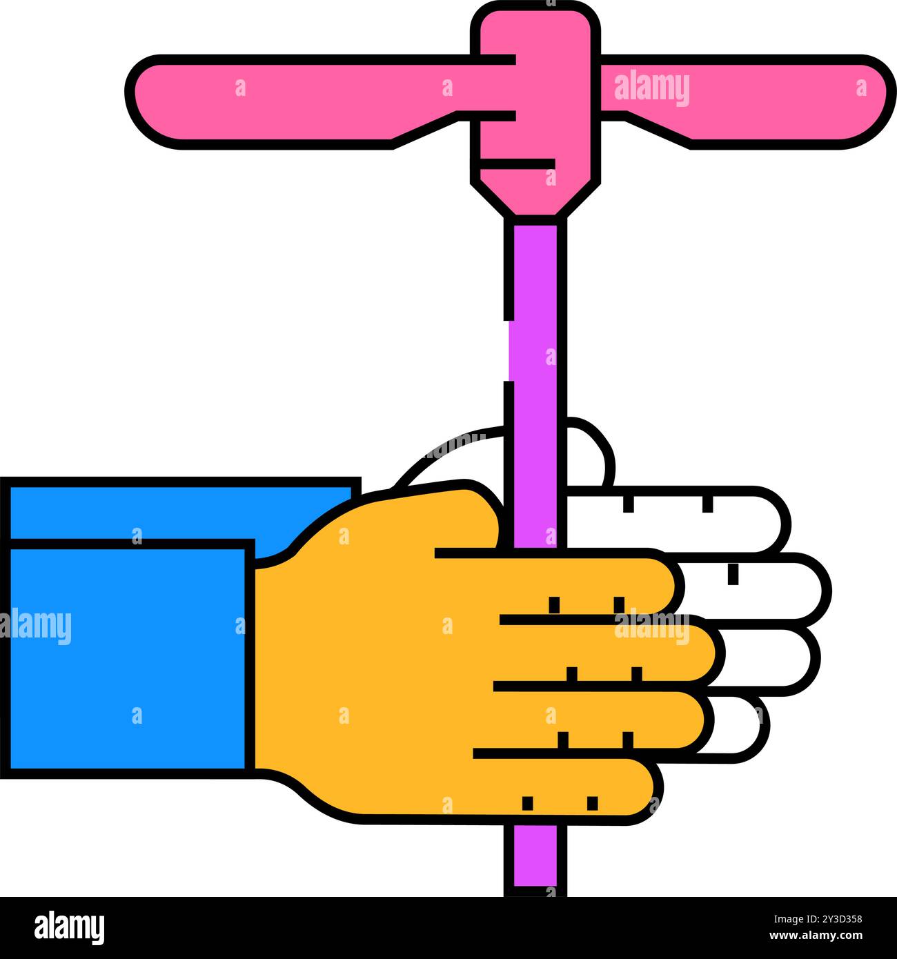 twisting toy fidget icon color illustration Stock Vector Image & Art ...