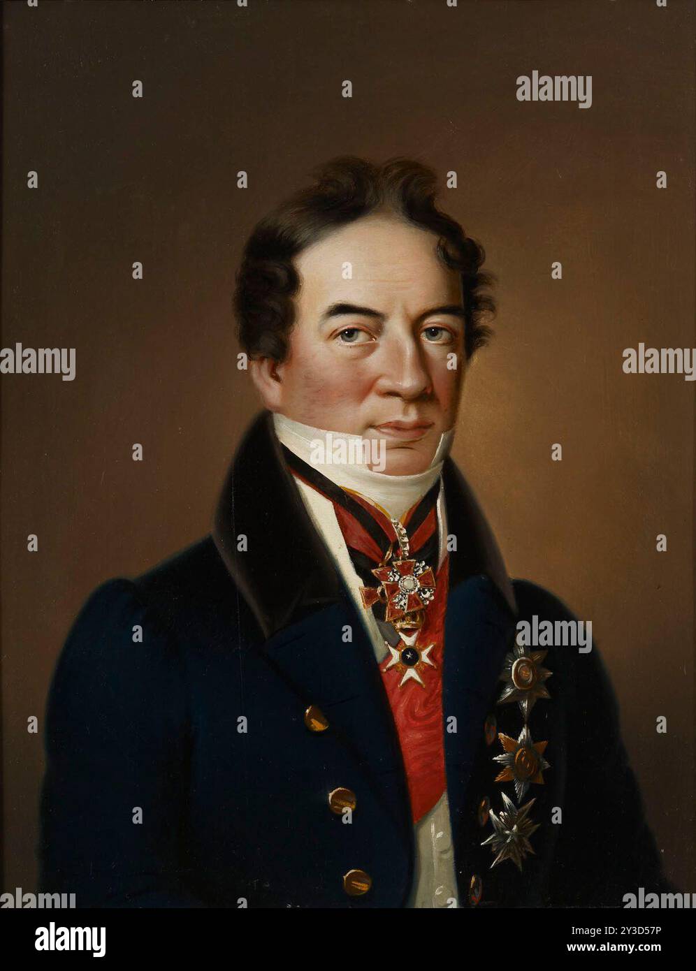 Portrait of Count R. H. Rehbinder, c1820 Stock Photo - Alamy