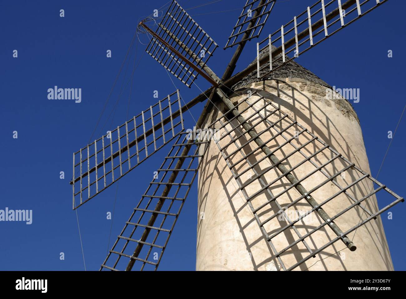 Windmill, Palma, Majorca, Spain, Europe Stock Photo