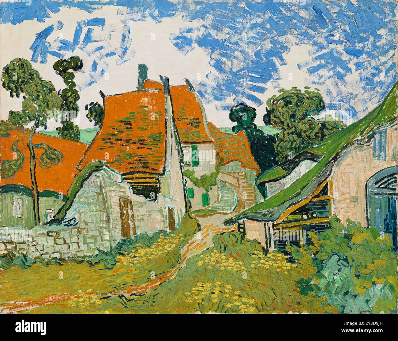 Dutch art impressionism impressionist van gogh street auvers hi