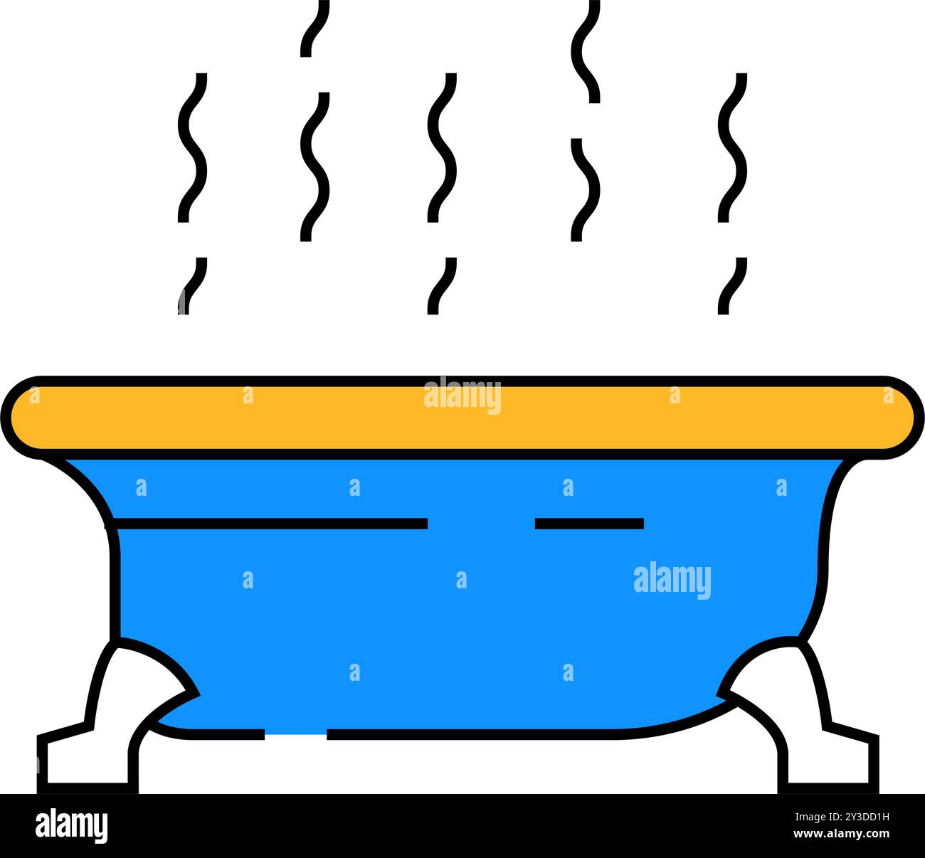 hot bath icon color illustration Stock Vector Image & Art - Alamy