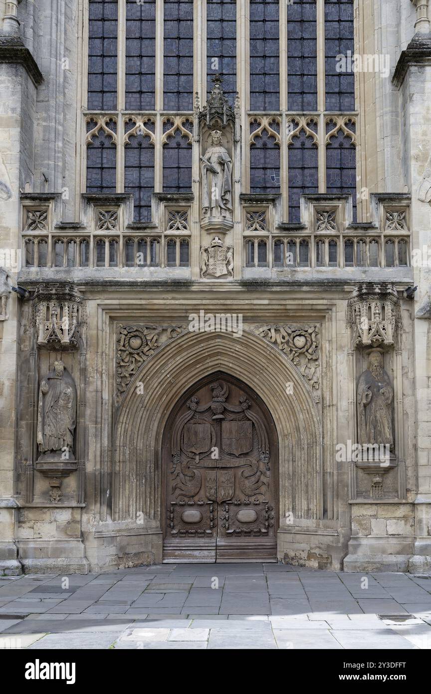 Entrance, Bath Abbey, Bath, England, Great Britain Stock Photo - Alamy