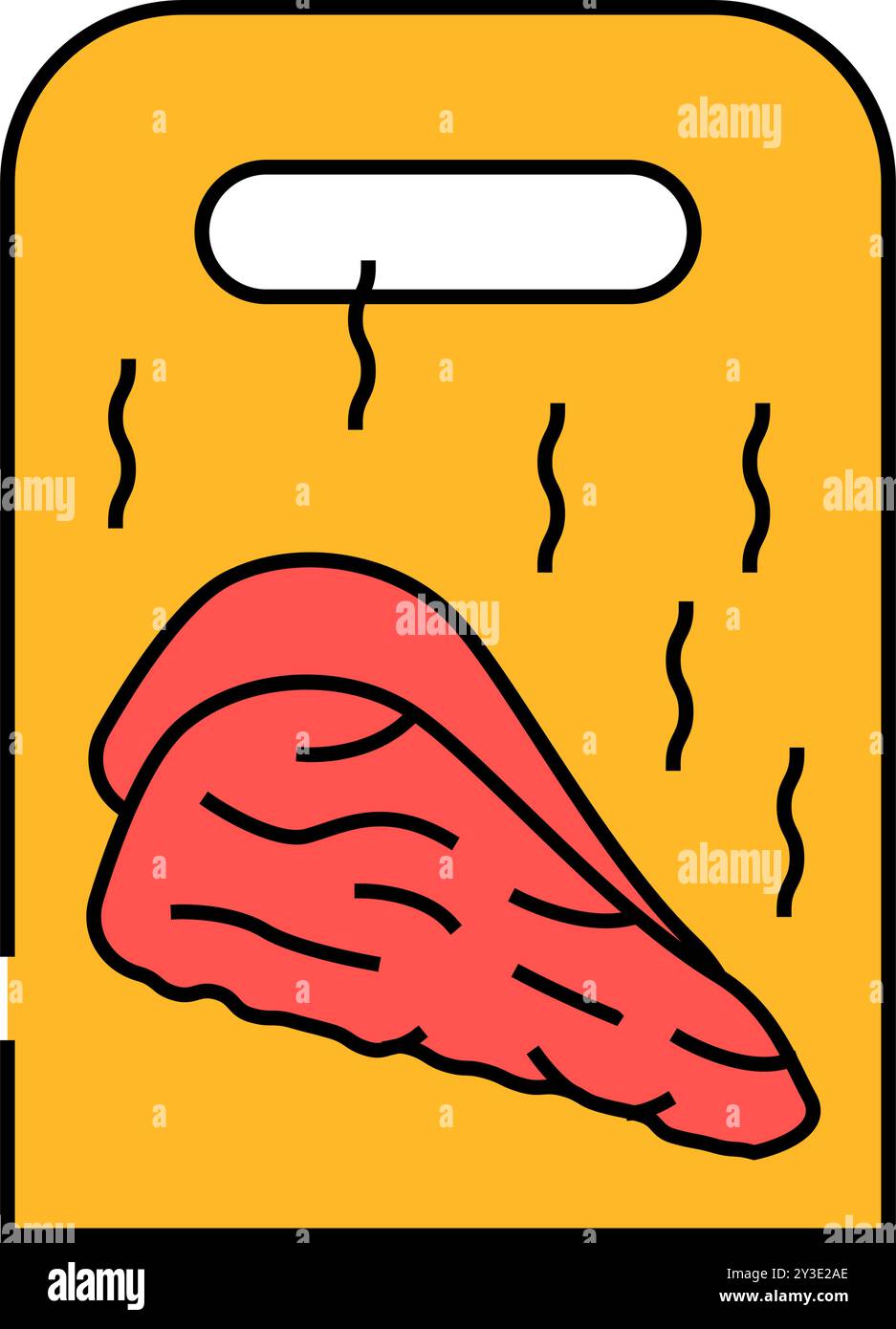 meat smoked icon color illustration Stock Vector Image & Art - Alamy