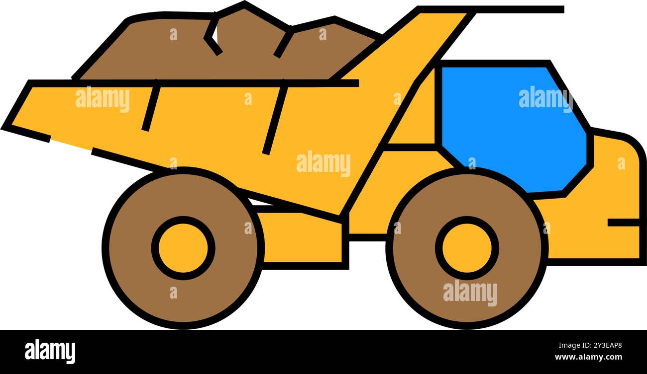 crane hook construction vehicle icon color illustration Stock Vector ...
