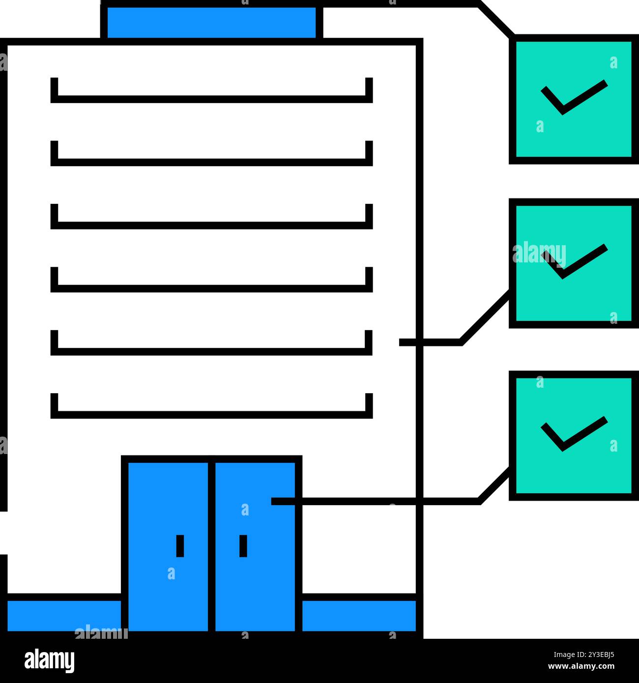 building specifications architectural drafter icon color illustration ...
