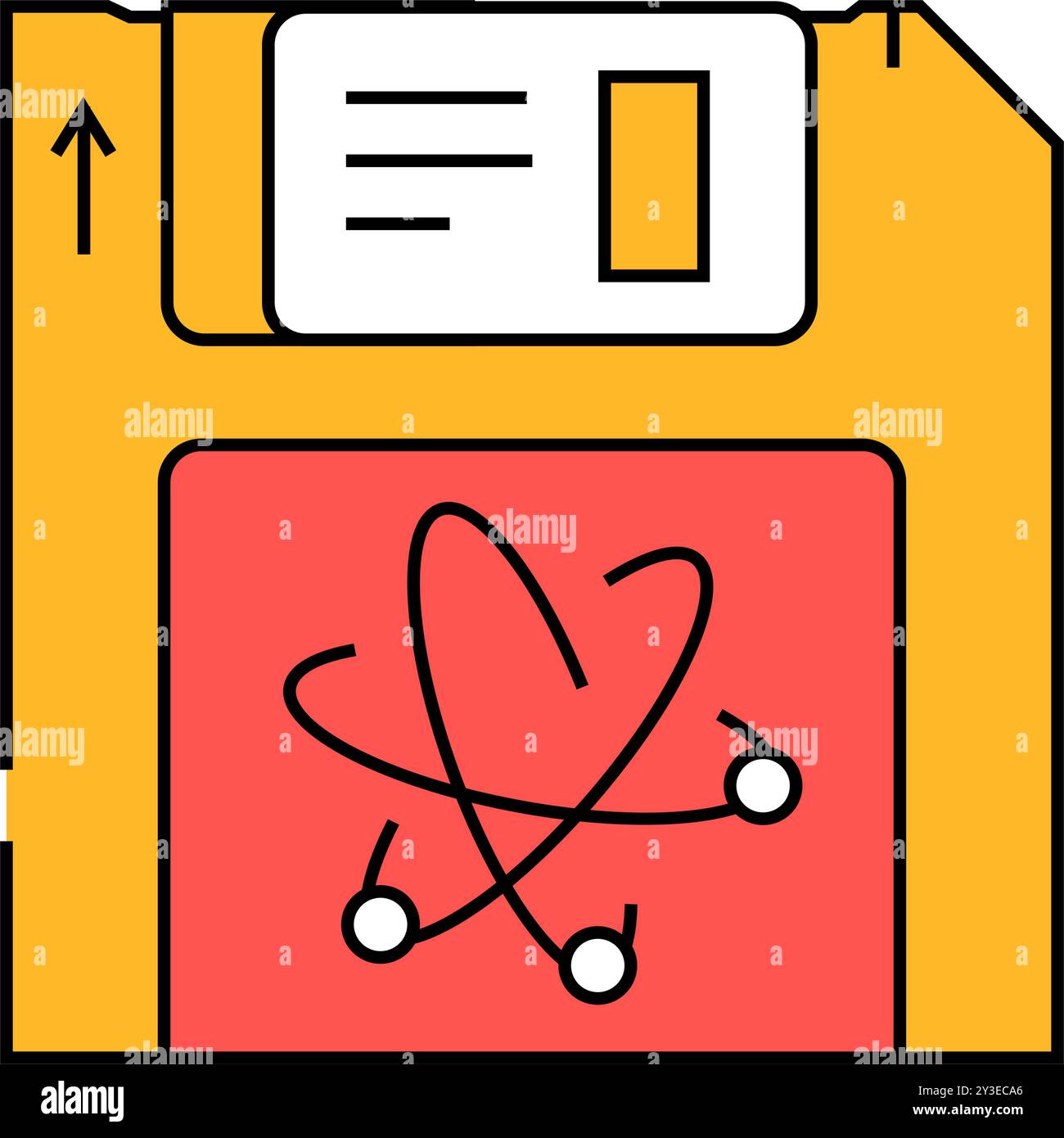 memory quantum technology icon color illustration Stock Vector Image ...