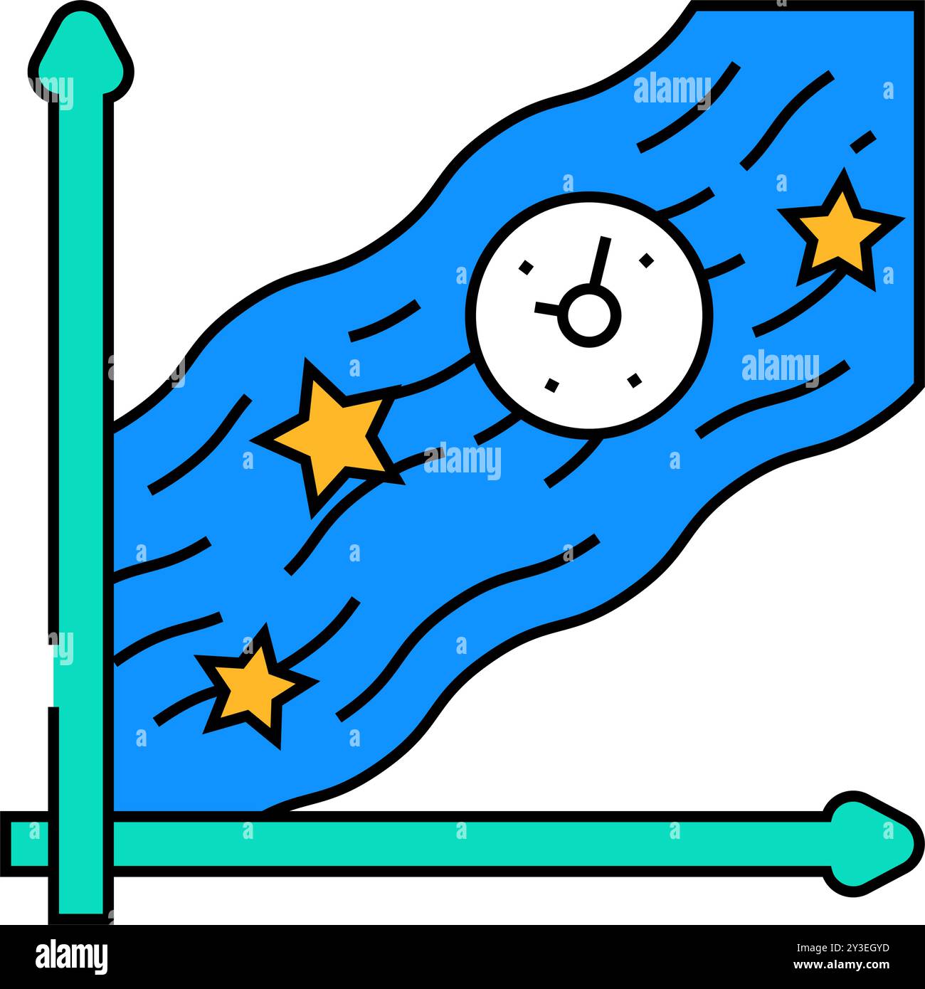 flow state time management icon color illustration Stock Vector Image ...