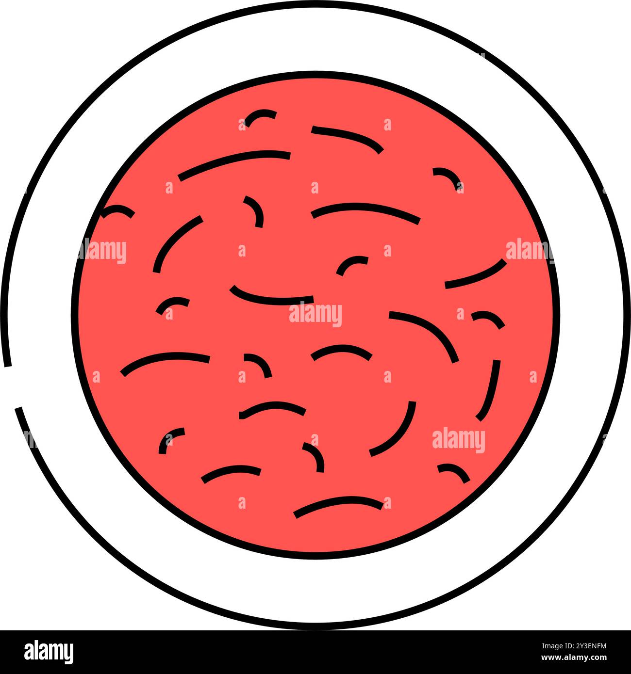 bhindi masala indian cuisine icon color illustration Stock Vector Image ...