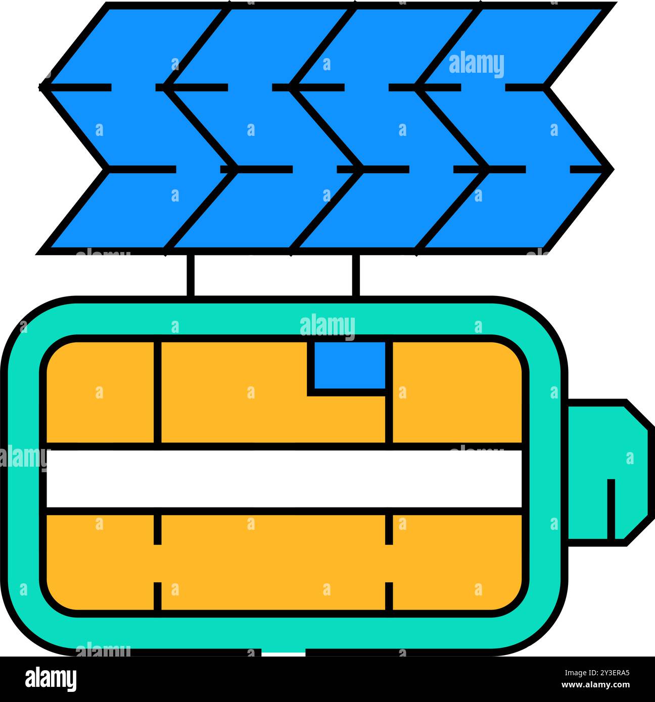 habitat space exploration icon color illustration Stock Vector Image ...