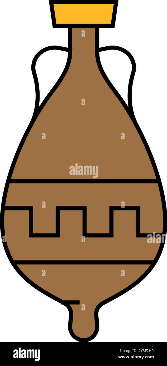 elegant amphora icon color illustration Stock Vector Image & Art - Alamy