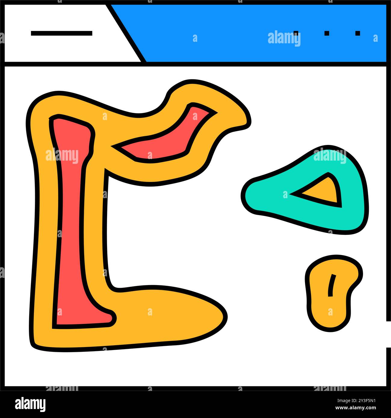 heatmap ux ui design icon color illustration Stock Vector Image & Art ...