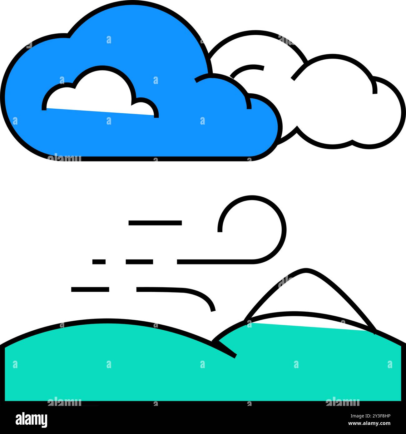 winter storm weather icon color illustration Stock Vector Image & Art ...