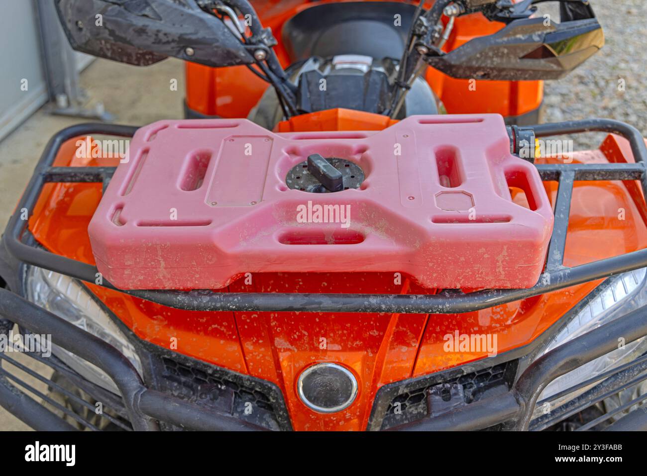 Gasoline Fuel Container Plastic Tank Top Rack at Quad Vehicle Stock ...