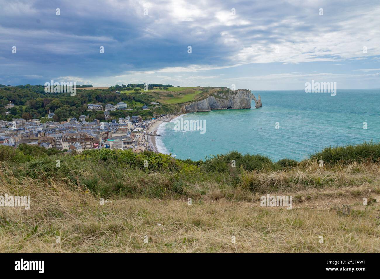 Etretat sunset photo hi-res stock photography and images - Alamy