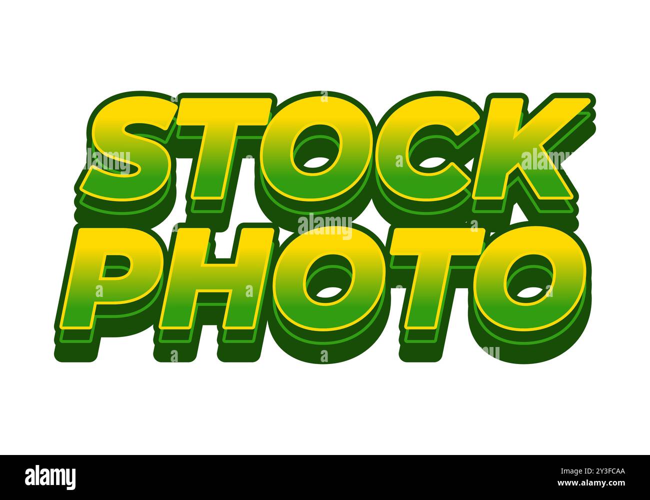 Stock photo. Text effect design in 3D style with modern colors Stock ...