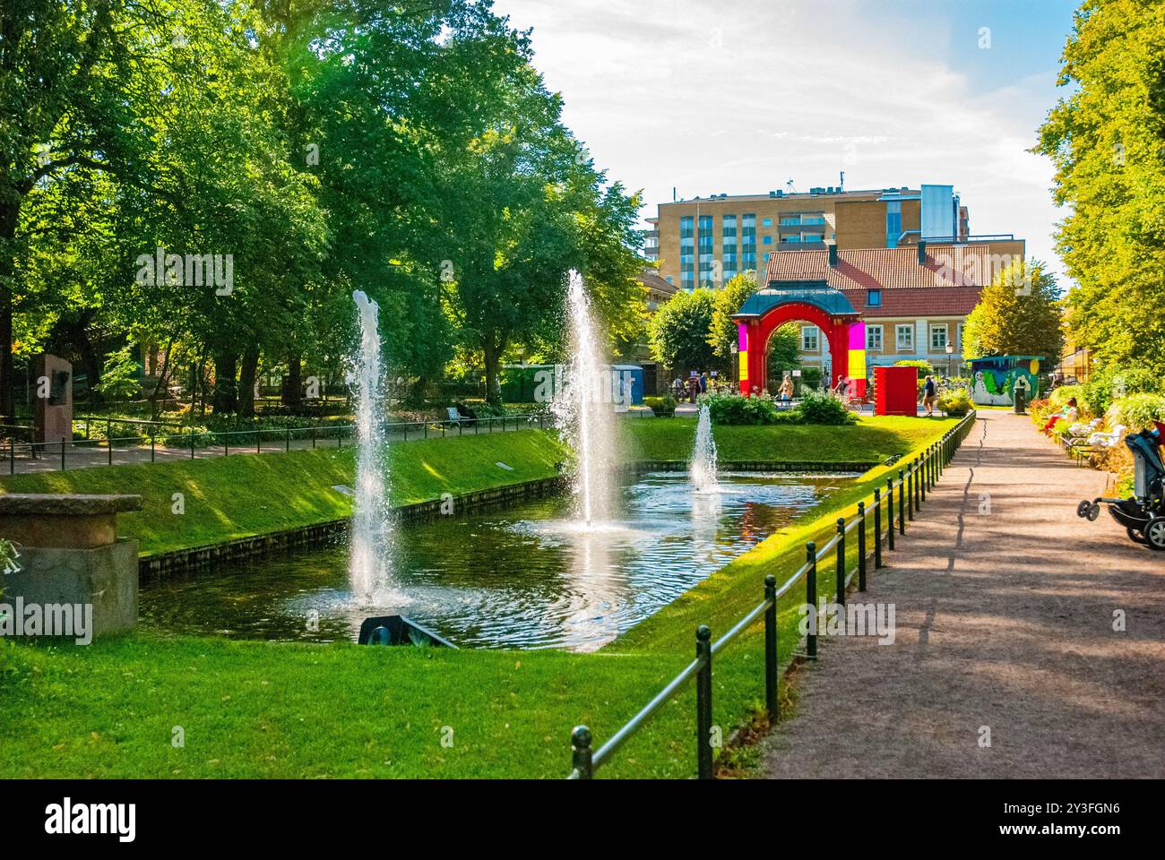 White horse laying down a hot summer day Stock Photo - Alamy
