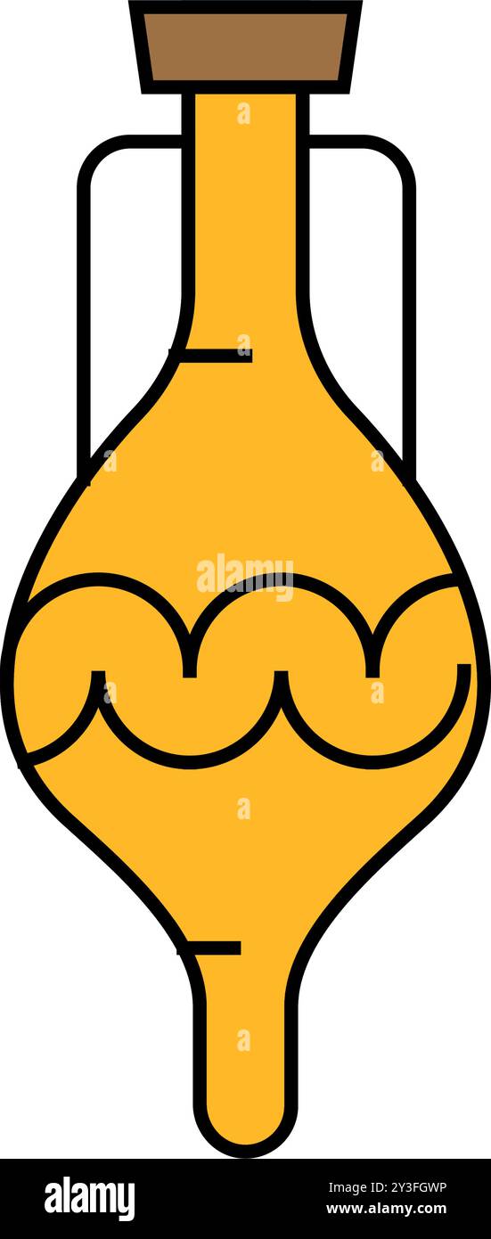 pottery amphora icon color illustration Stock Vector Image & Art - Alamy