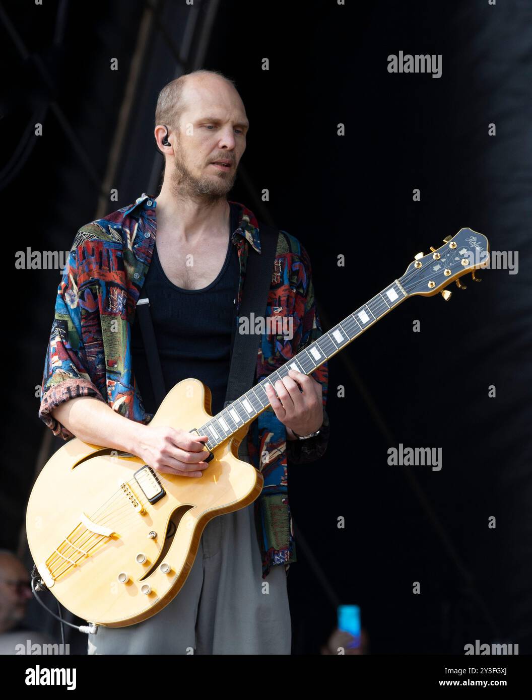 Razorlight Performing at the Victorious Festival 2024 , Southsea, Portsmouth, UK, 23rd August 2024 photo by Linda unham Stock Photo