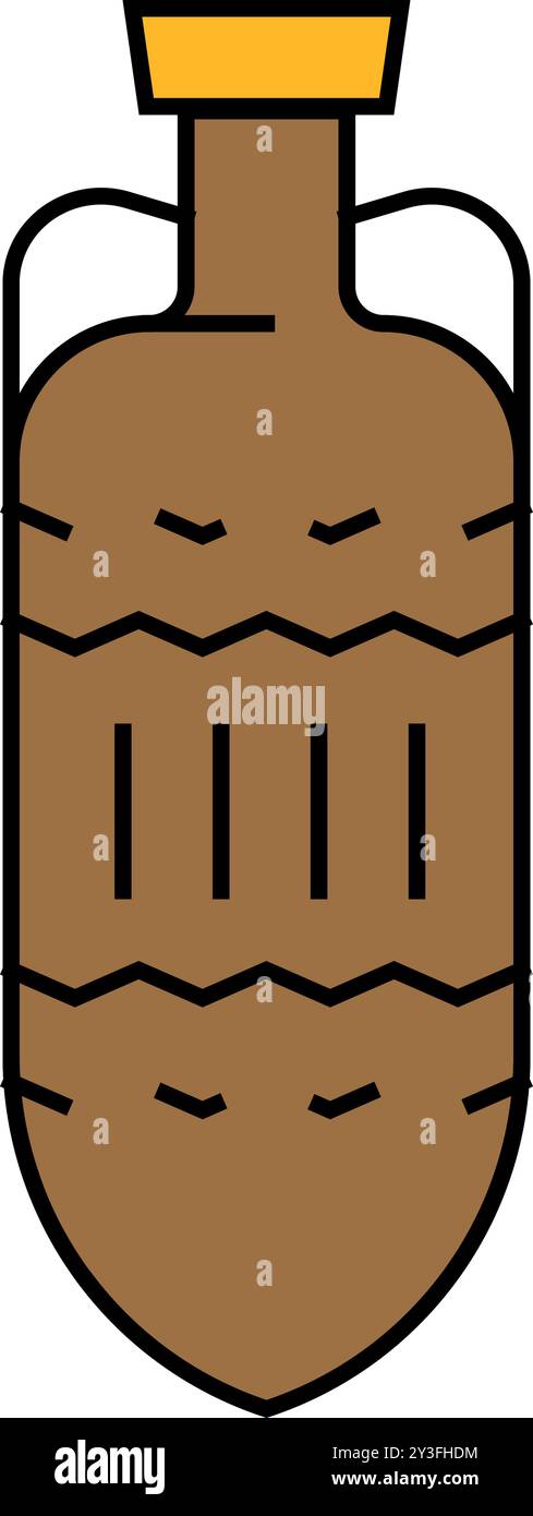 drink amphora icon color illustration Stock Vector Image & Art - Alamy