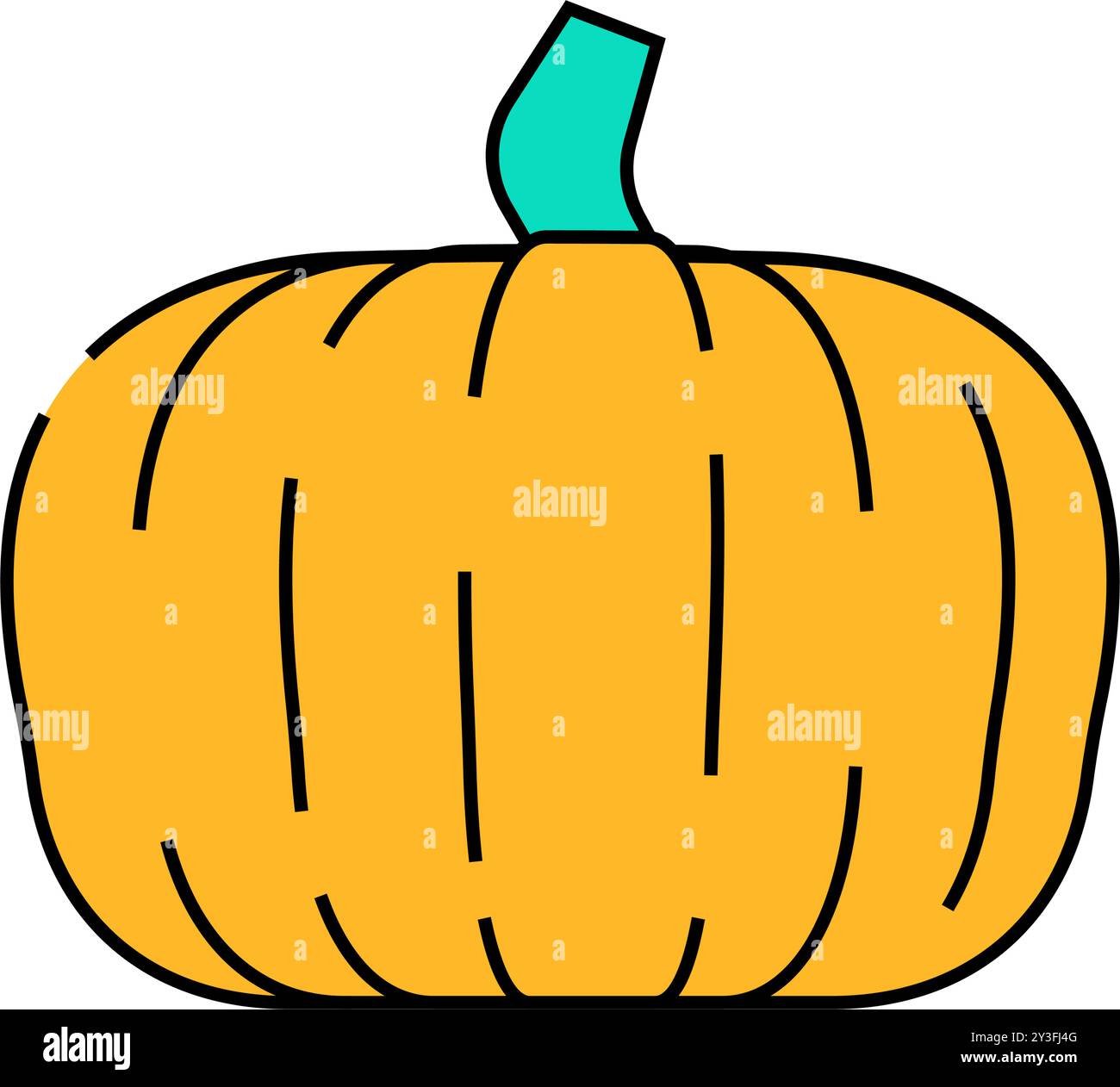 halloween pumpkin icon color illustration Stock Vector Image & Art - Alamy