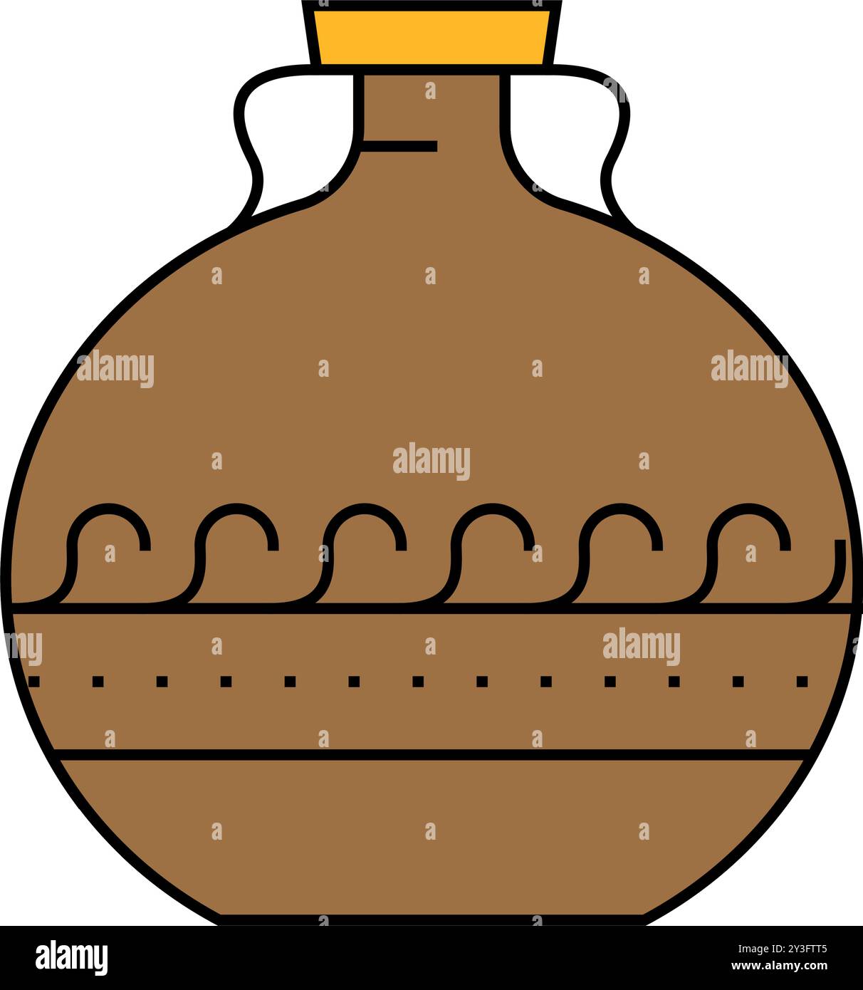 amphora container icon color illustration Stock Vector Image & Art - Alamy