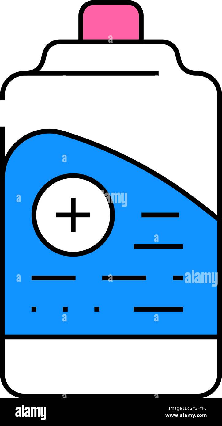 antibacterial soap icon color illustration Stock Vector Image & Art - Alamy