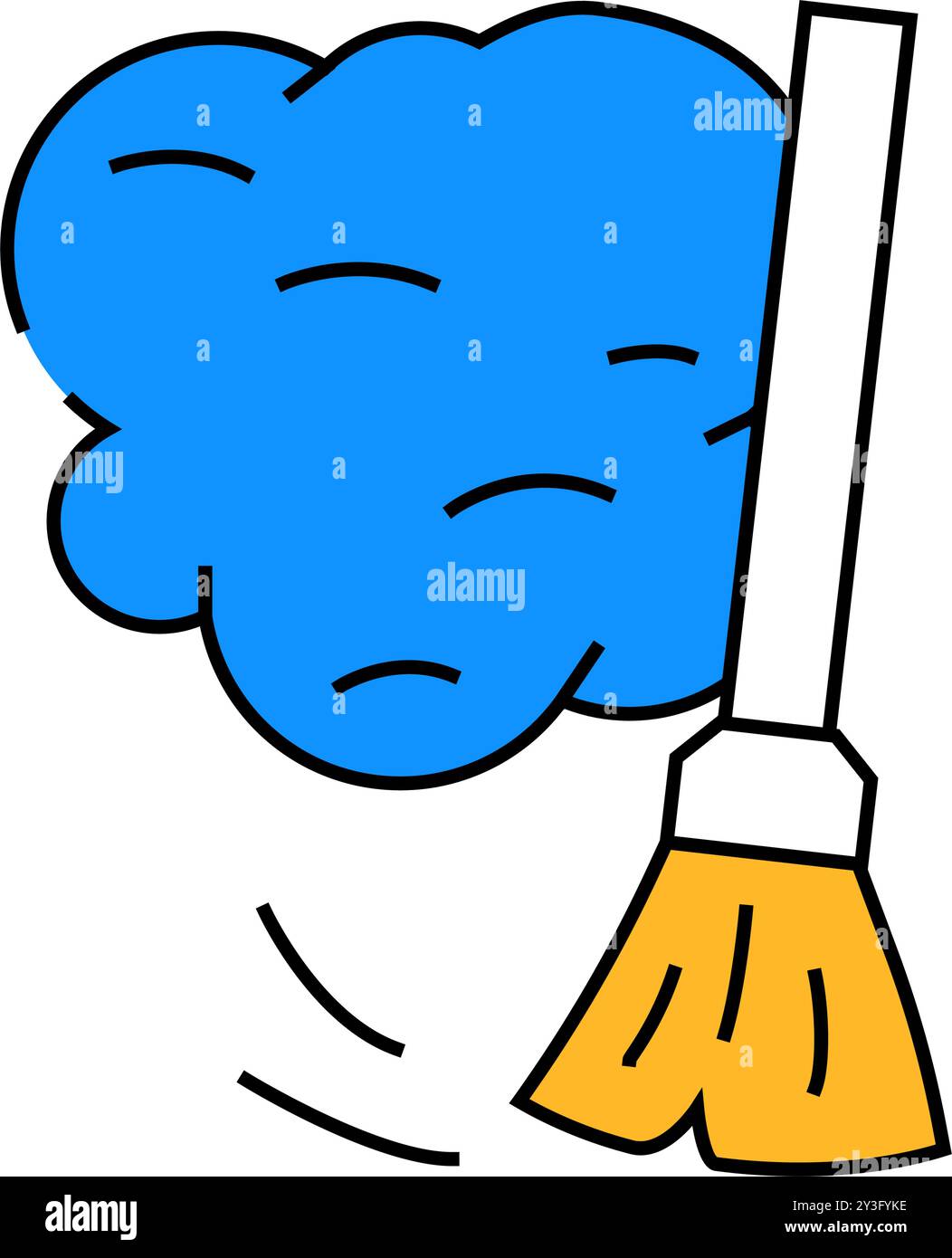 dust home icon color illustration Stock Vector Image & Art - Alamy