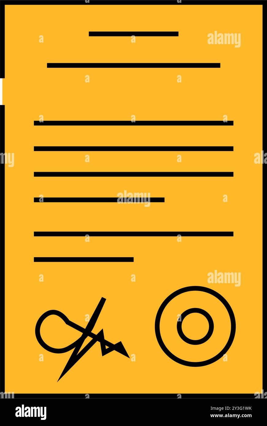 document folder icon color illustration Stock Vector Image & Art - Alamy
