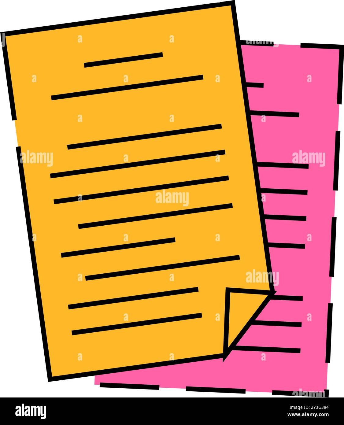 office folder icon color illustration Stock Vector Image & Art - Alamy