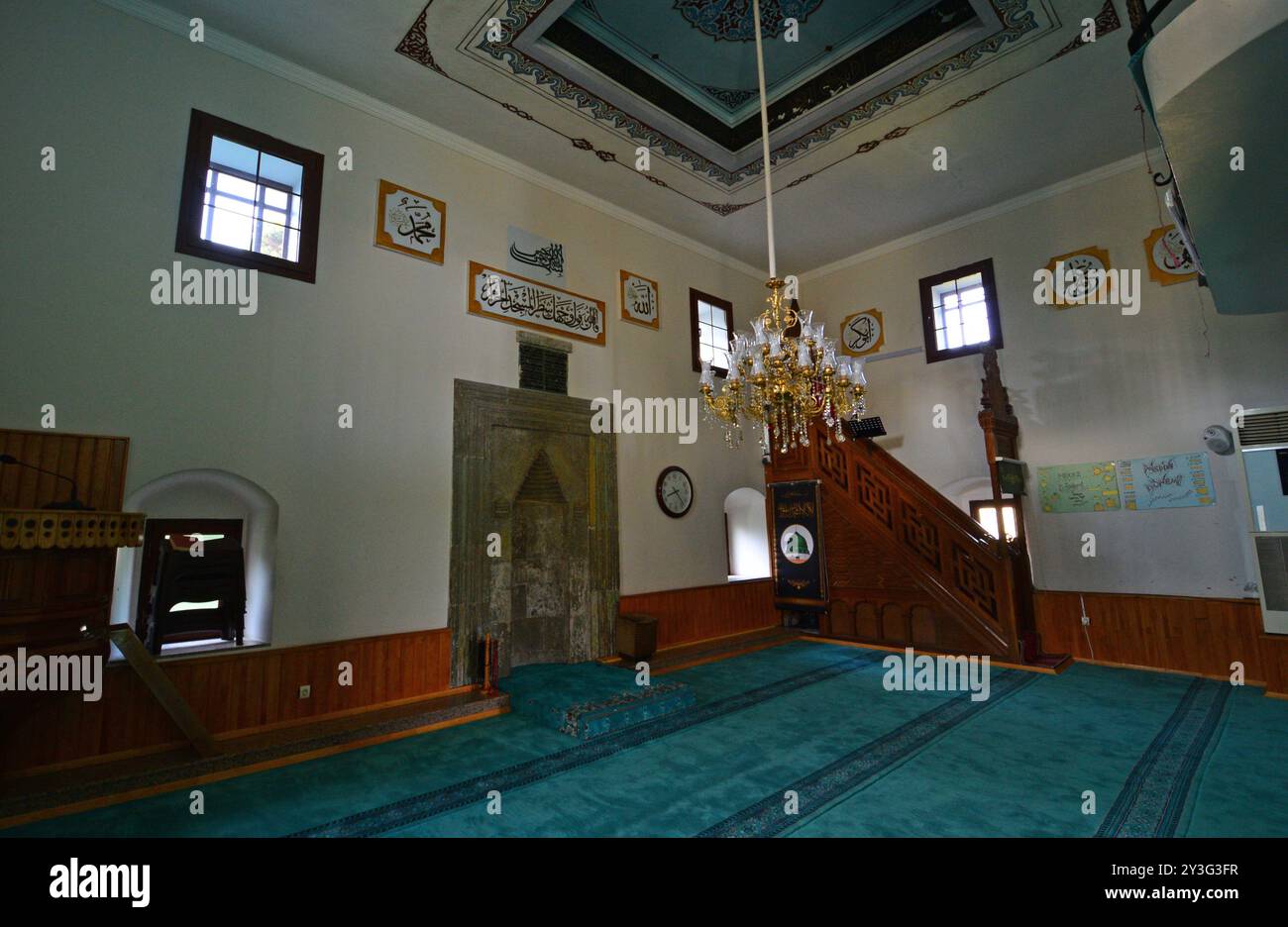 Ardesen Rize Eksioglu Mosque, located in Ardesen, Rize, Turkey, was built by the ...