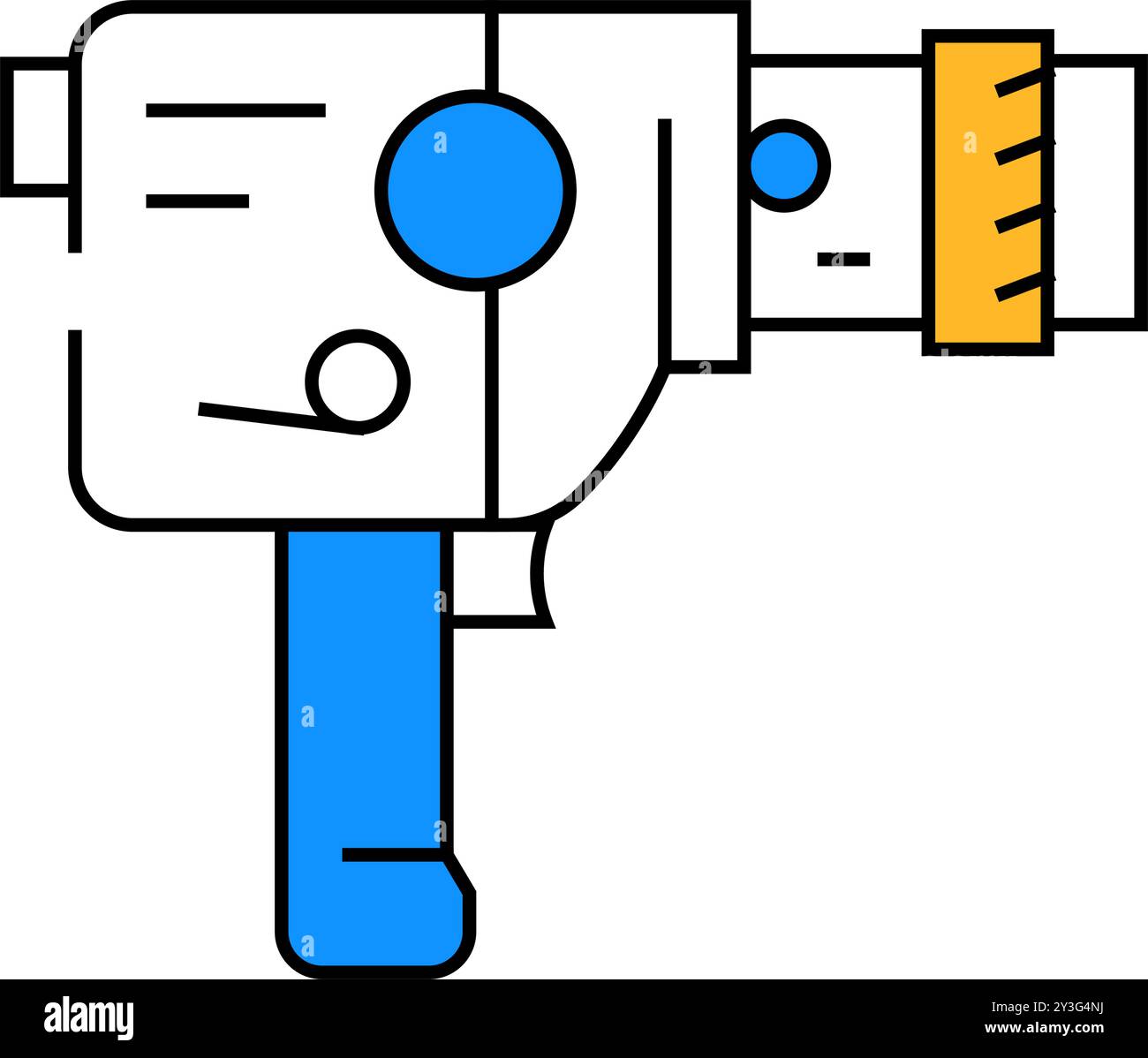 photo camera retro gadget icon color illustration Stock Vector Image ...