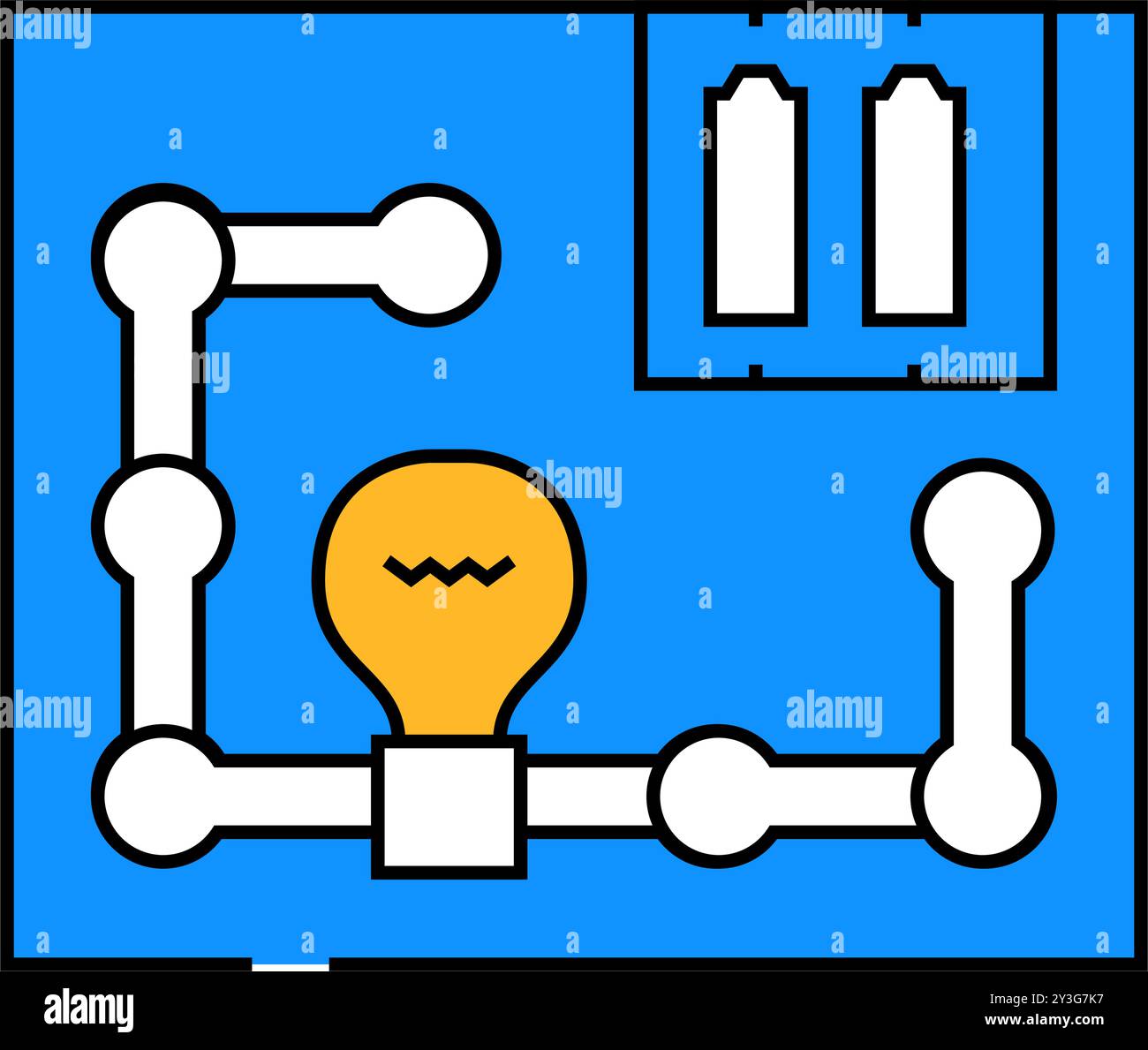 science exploration kit toy child icon color illustration Stock Vector ...