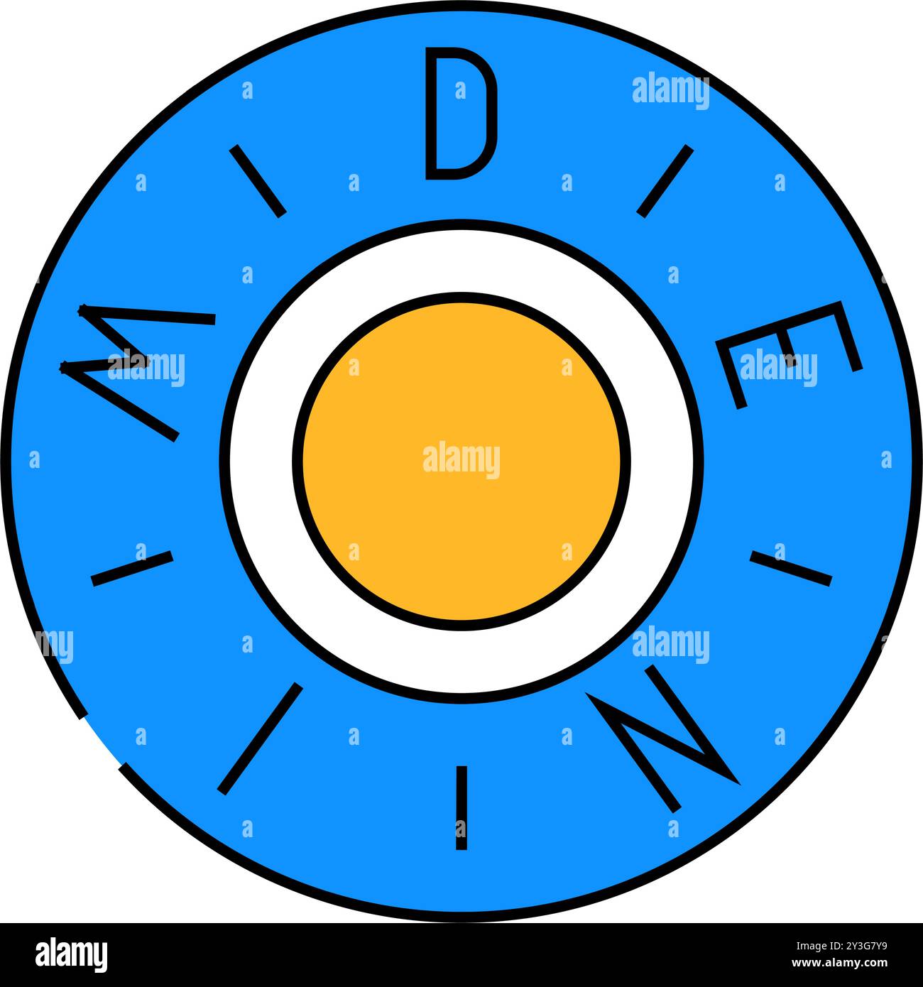 button denim icon color illustration Stock Vector Image & Art - Alamy
