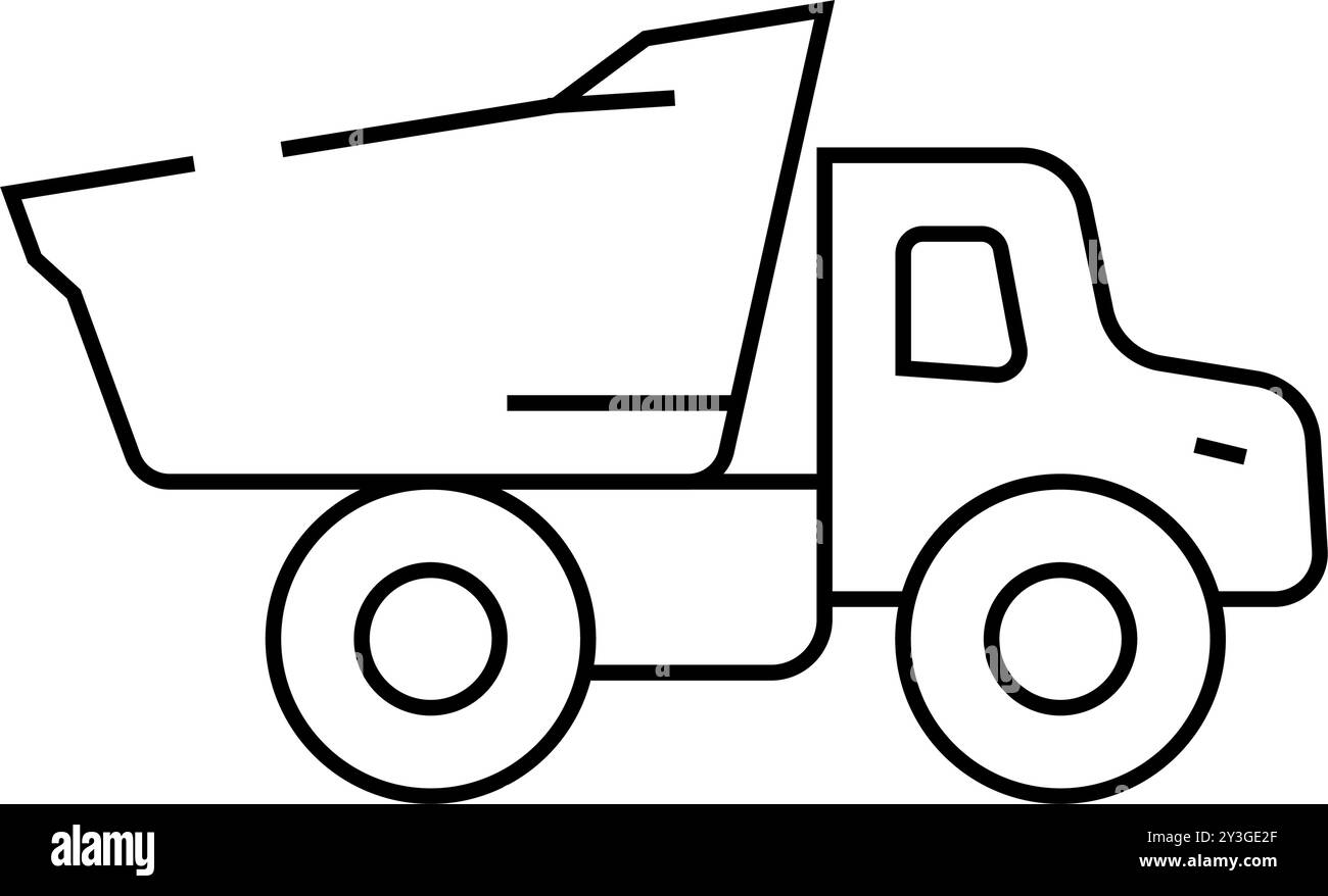 truck toy child icon color illustration Stock Vector Image & Art - Alamy