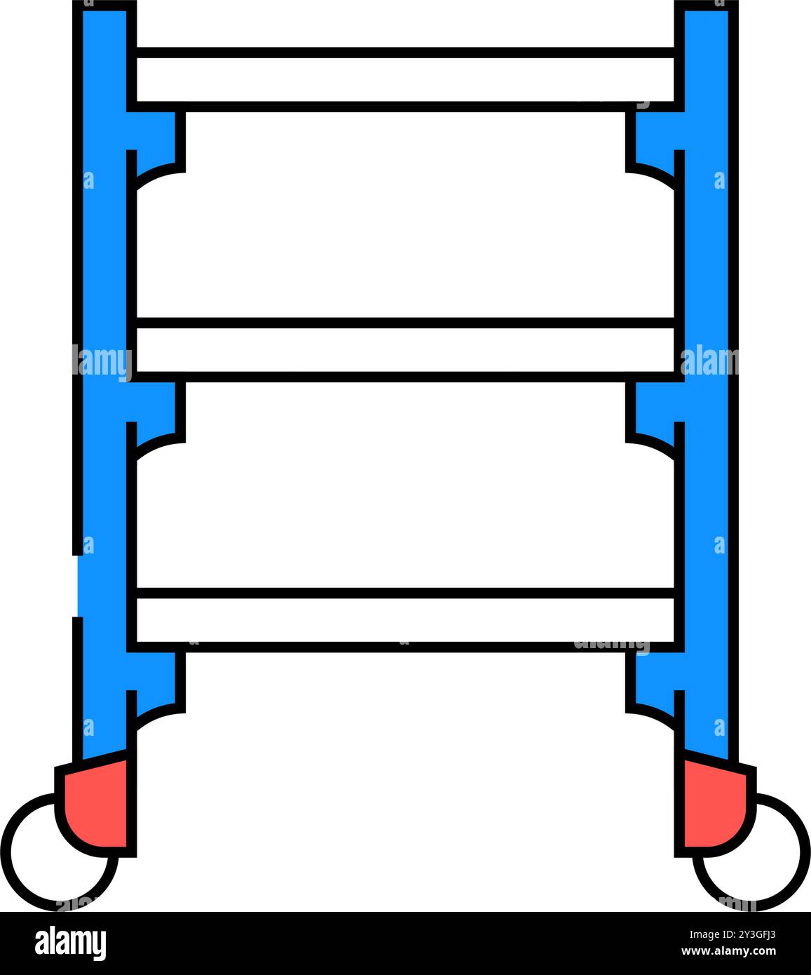 Storage rack garage tool Stock Vector Images - Alamy