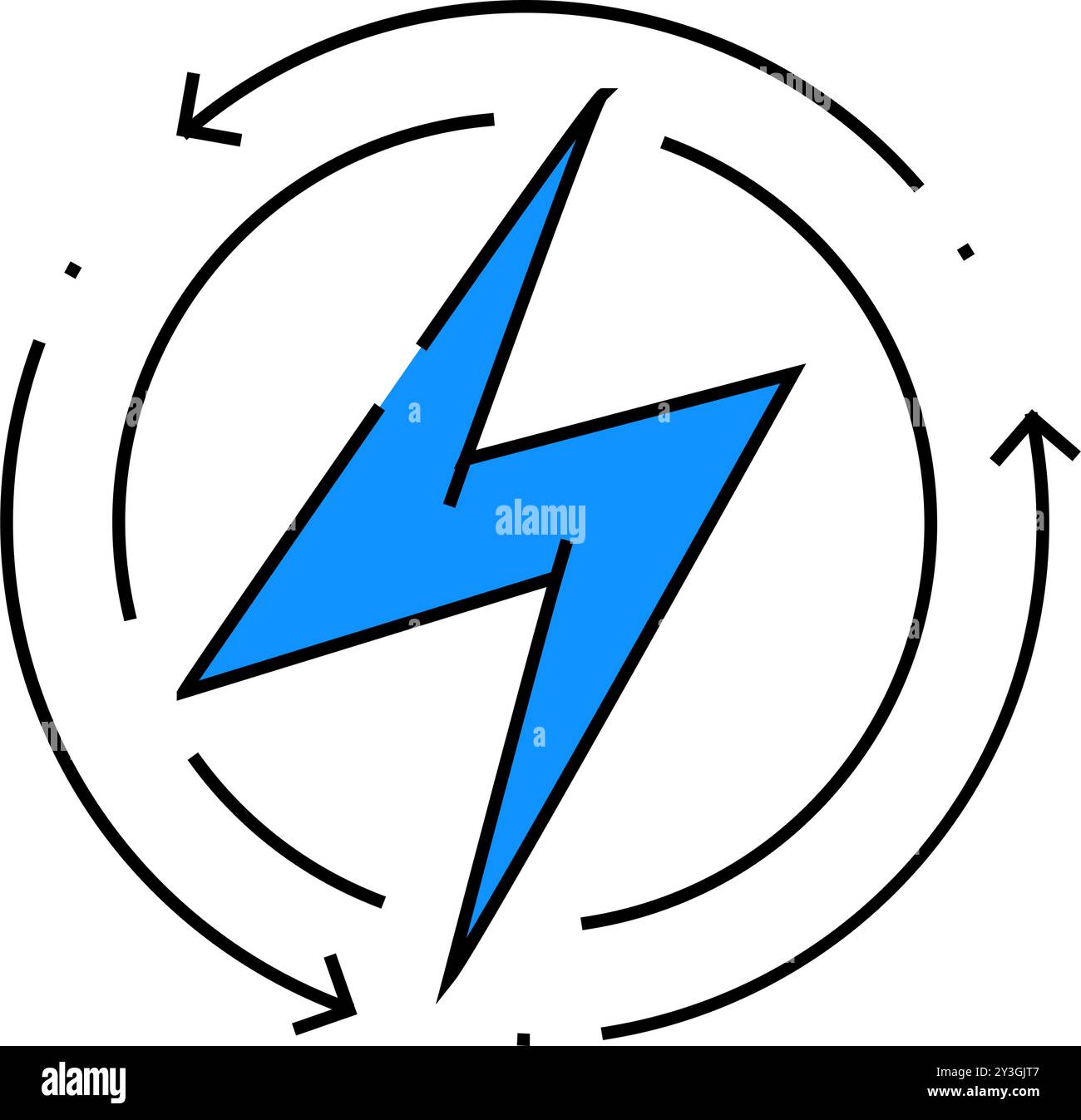 energy transfer sign icon color illustration Stock Vector Image & Art ...