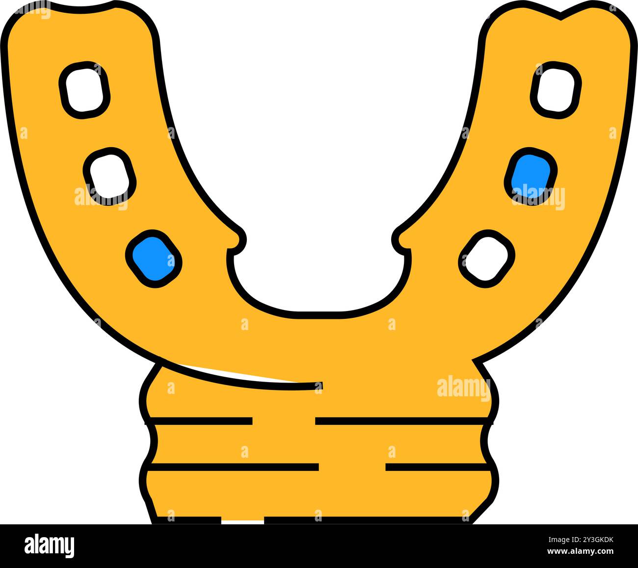 Flippers diving color icon Cut Out Stock Images & Pictures - Alamy