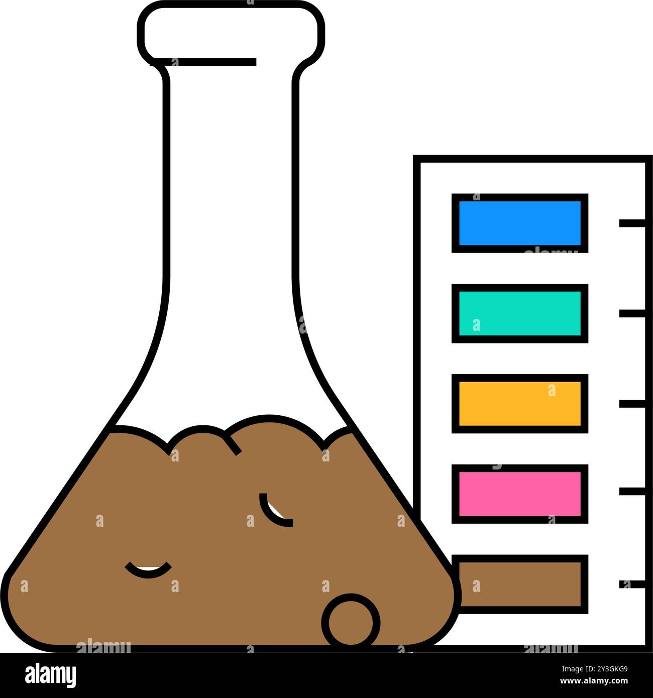 acidity of peat icon color illustration Stock Vector Image & Art Alamy