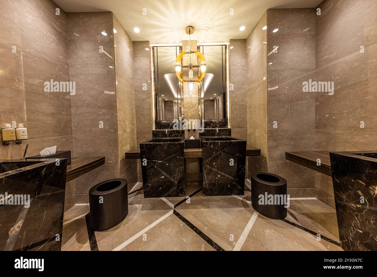 Istanbul Turkey 19 March 2024; Contemporary interior of luxury hotel ...