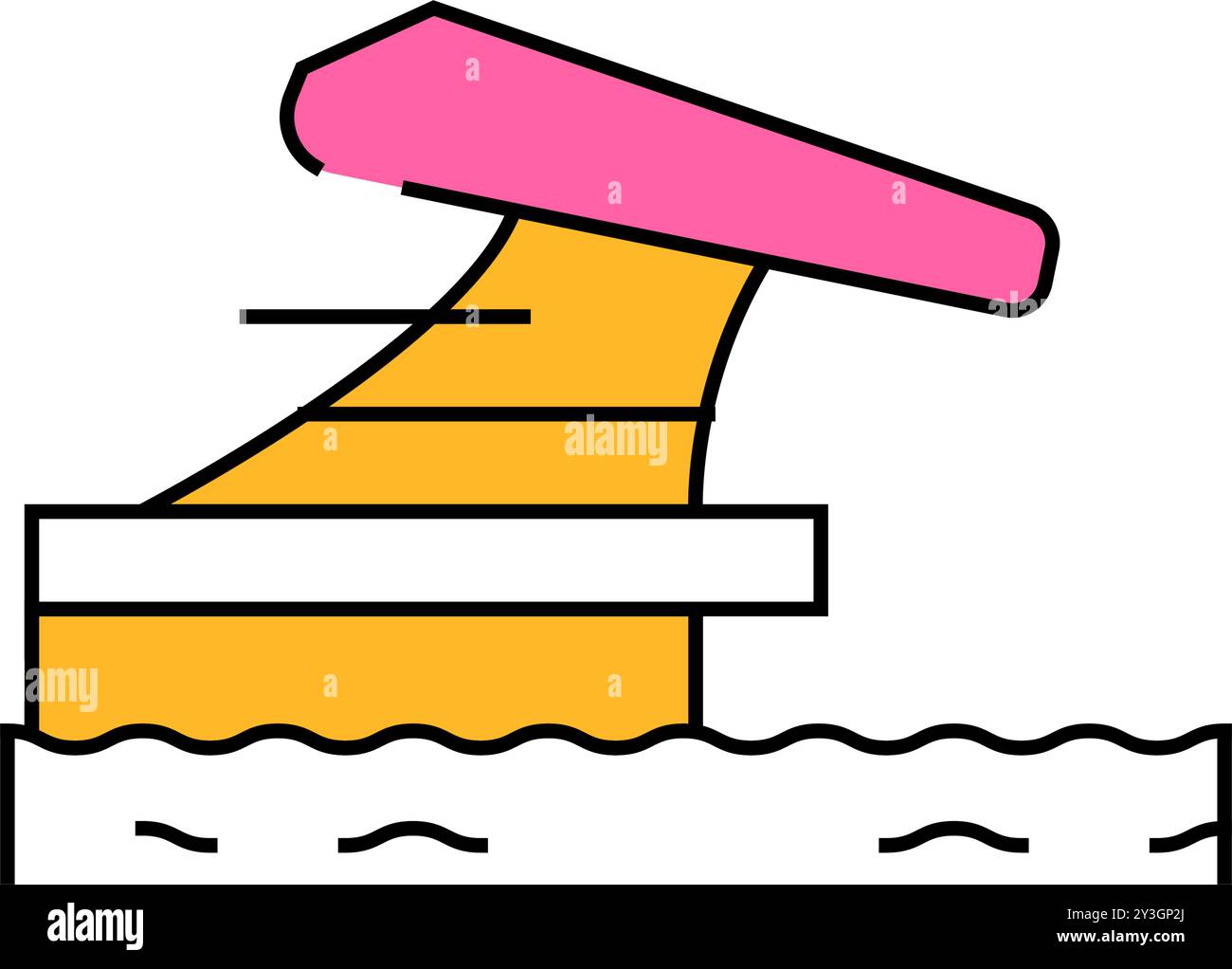 swimming water sport icon color illustration Stock Vector Image & Art ...