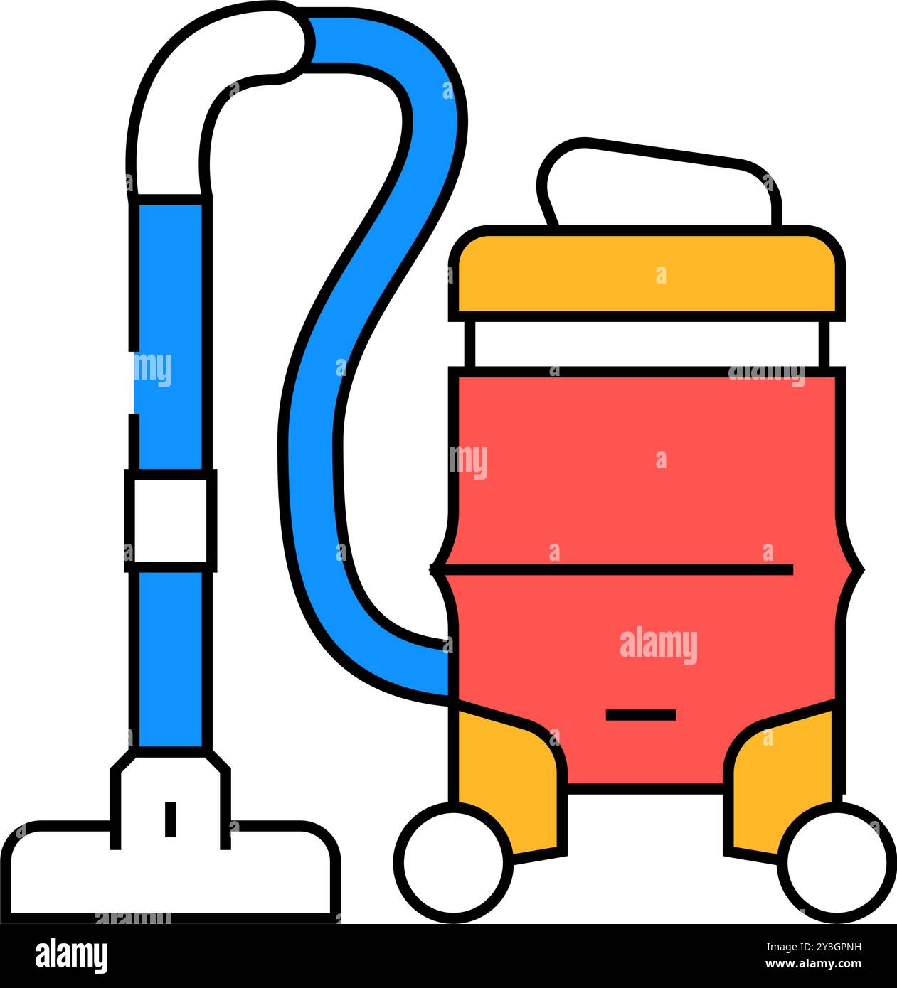 vacuum cleaner icon color illustration Stock Vector Image & Art - Alamy