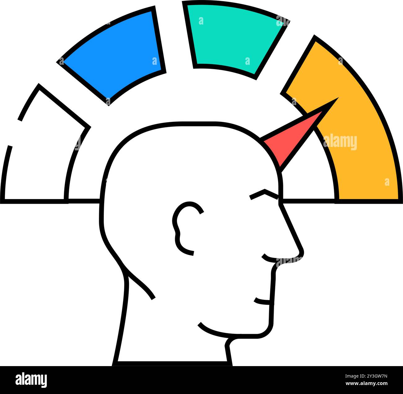performance job icon color illustration Stock Vector Image & Art - Alamy