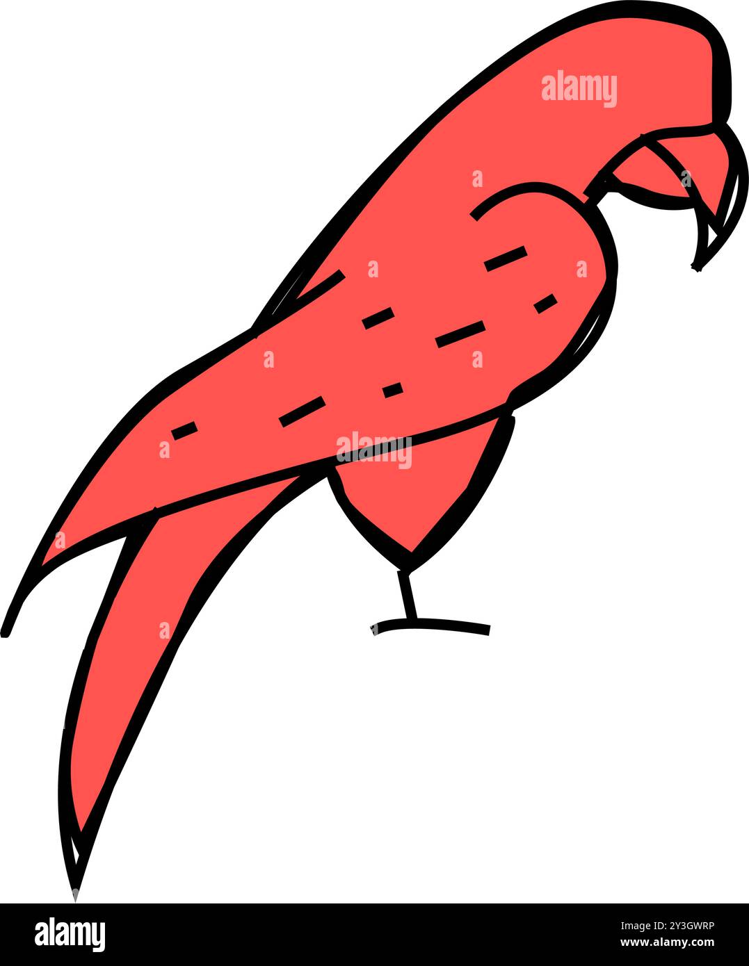 parrot bird icon color illustration Stock Vector Image & Art - Alamy