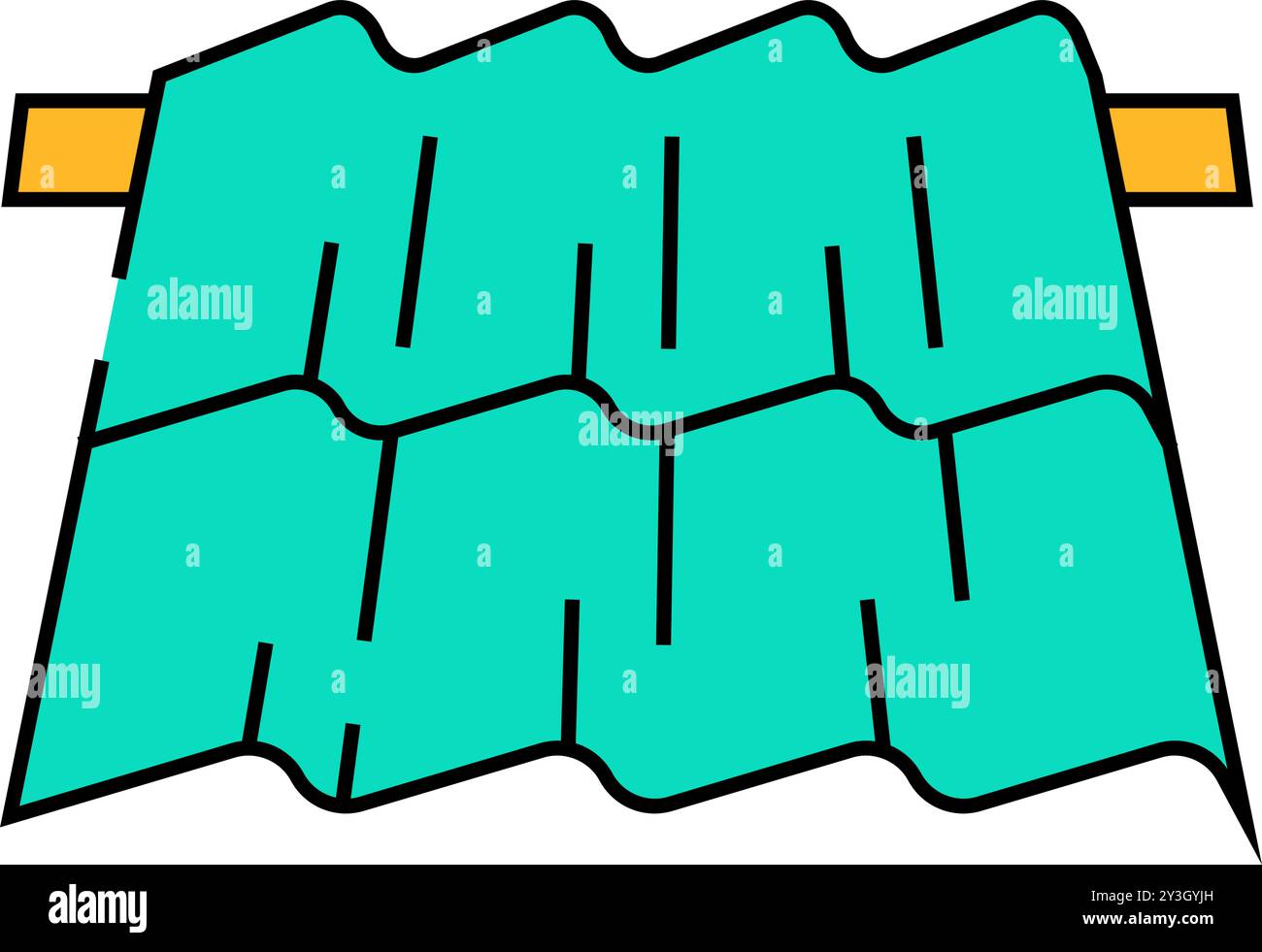 roof building material icon color illustration Stock Vector Image & Art ...